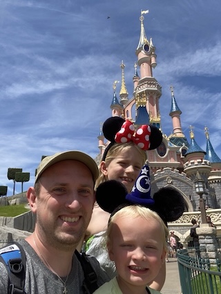 Me and my kids at Disneyland